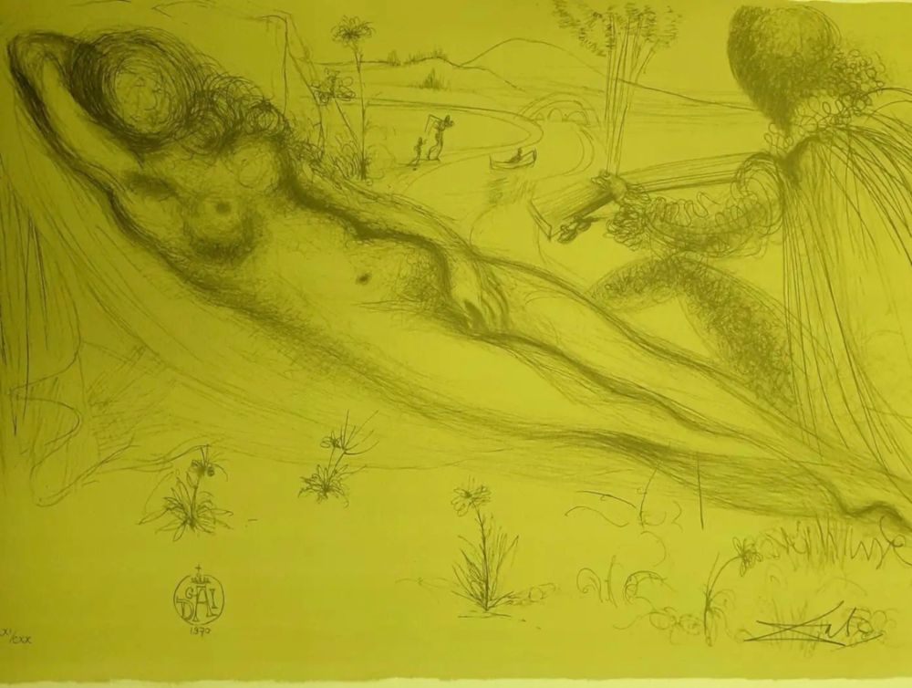 Lithographie Dali - Serenade