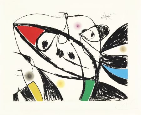 Radierung Miró - Serie Mallorca III