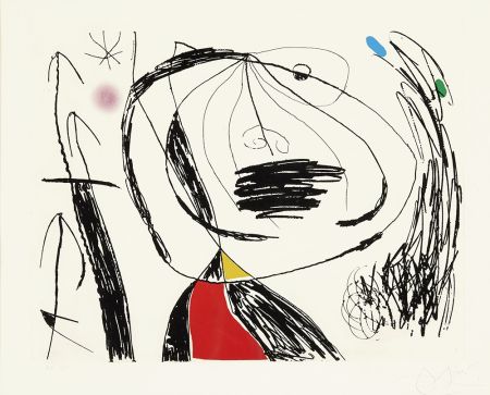 Radierung Miró - Serie Mallorca V