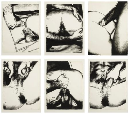 Siebdruck Warhol - Sex Parts Complete Portfolio 