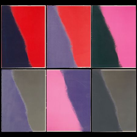 Siebdruck Warhol - Shadows II Complete Portfolio (FS II.210-215)