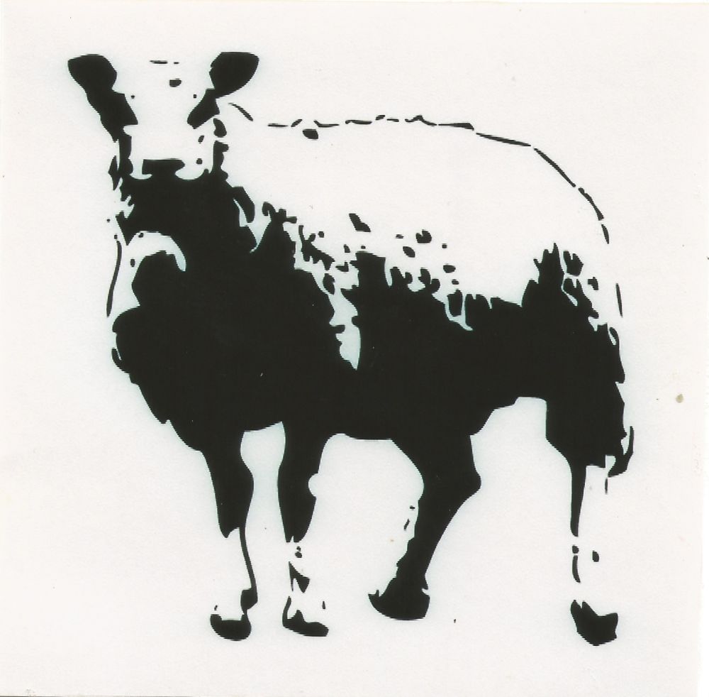 Siebdruck Blek Le Rat - Sheep (baah)