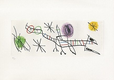 Radierung Und Aquatinta Miró - Sheet 2 from 