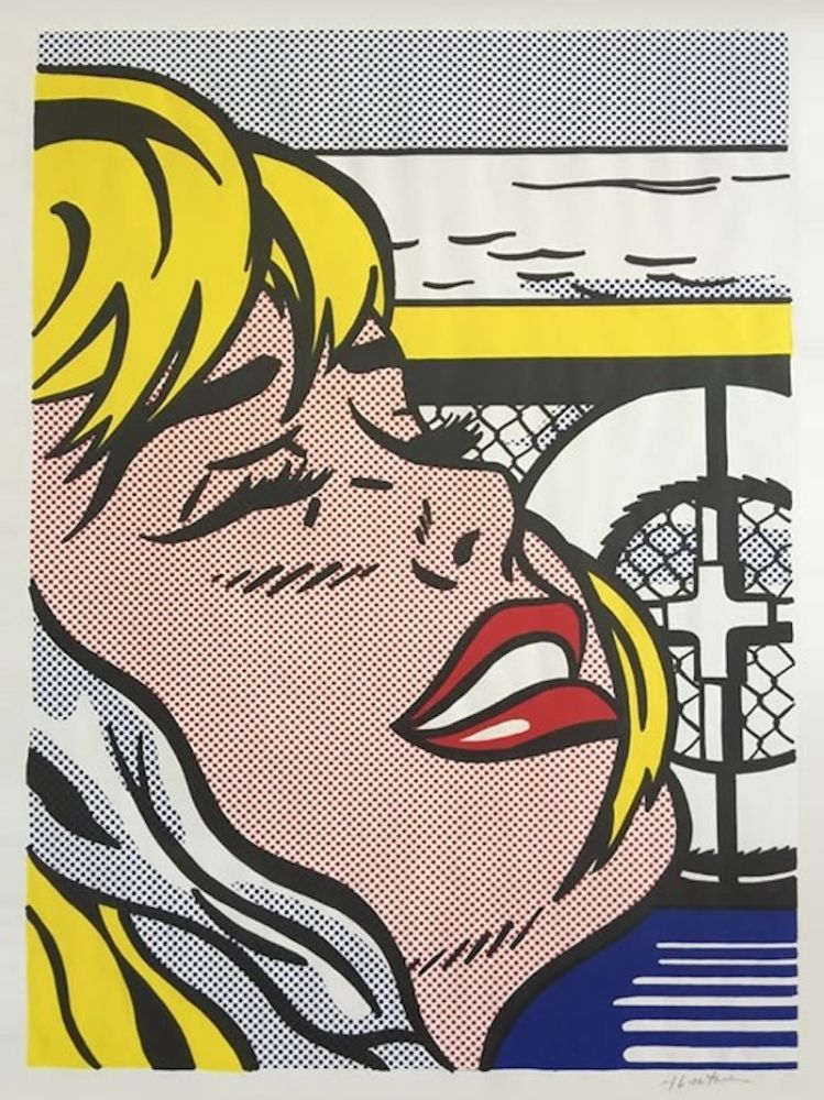 Lithographie Lichtenstein - Shipboard Girl