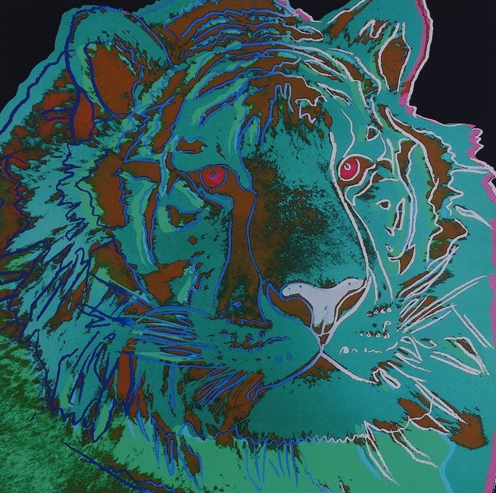 Siebdruck Warhol - Siberian Tiger