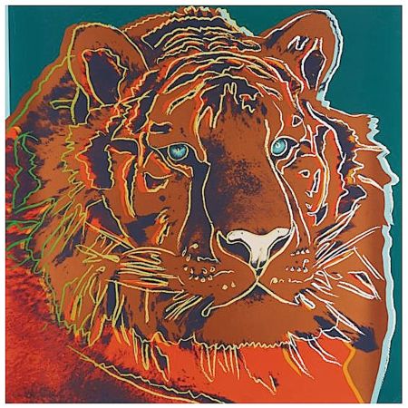 Siebdruck Warhol - Siberian Tiger, from Endangered Species