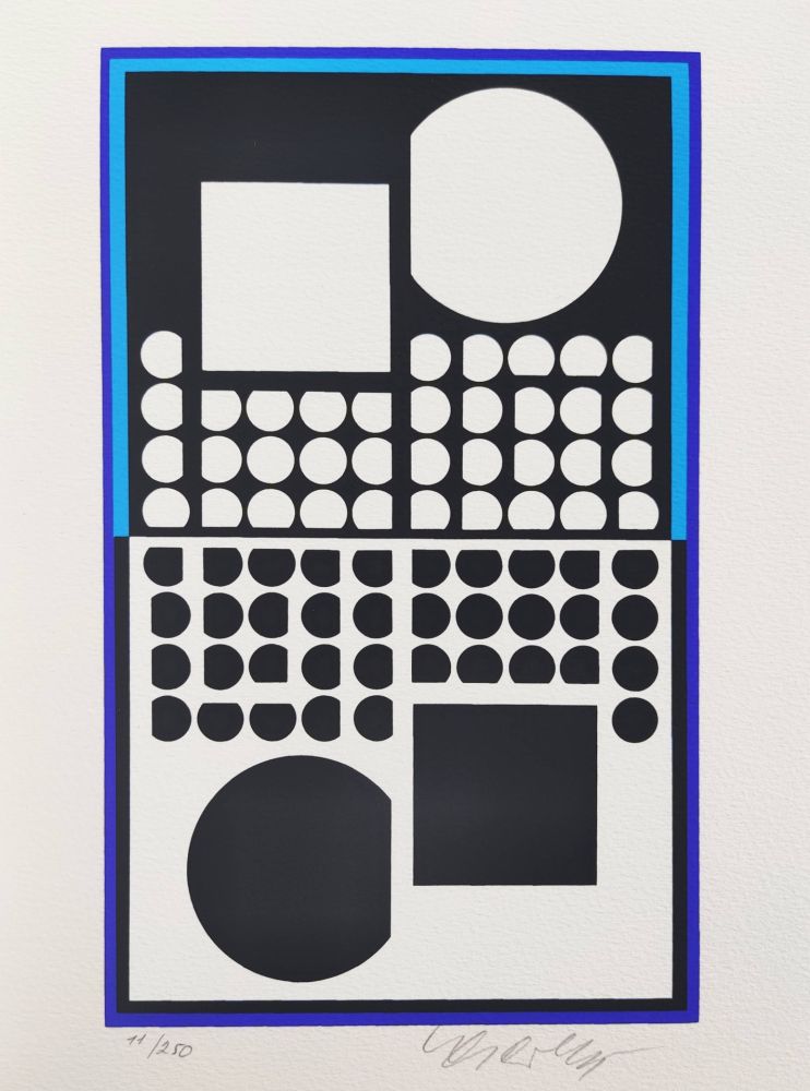 Siebdruck Vasarely - Sicomar