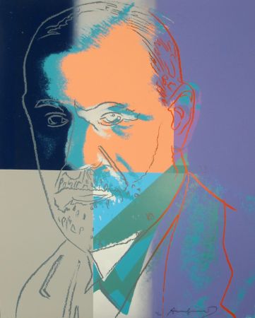 Siebdruck Warhol - Sigmund Freud, II.235 from Ten Painters of Jews in the Twentieth Century