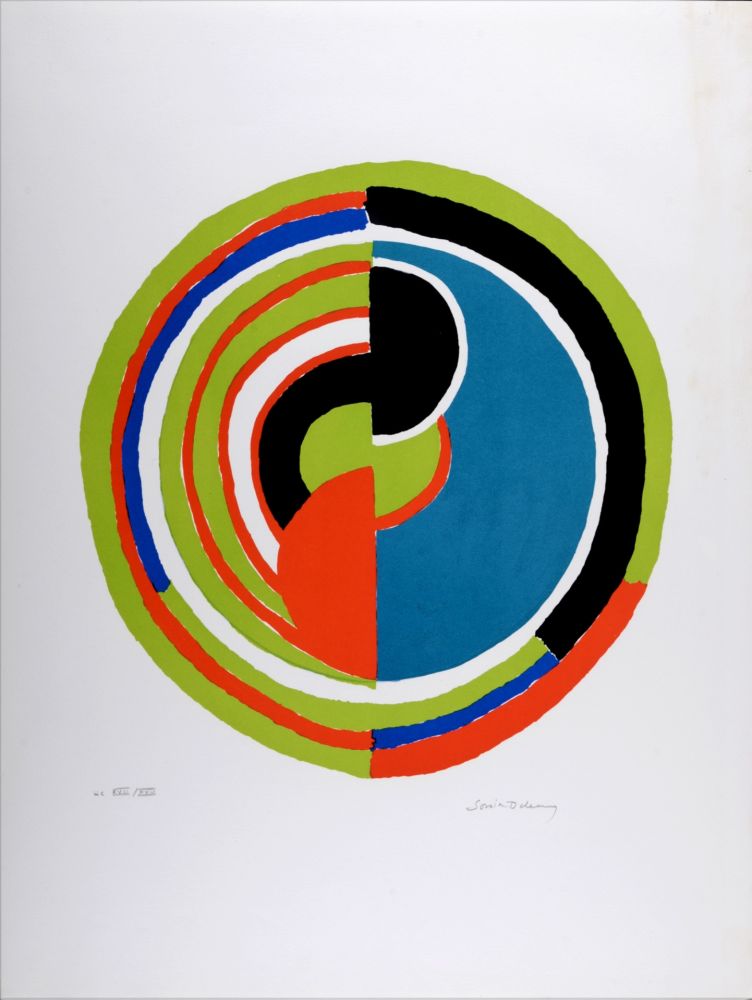 Lithographie Delaunay - Signal, 1974 - Hand-signed