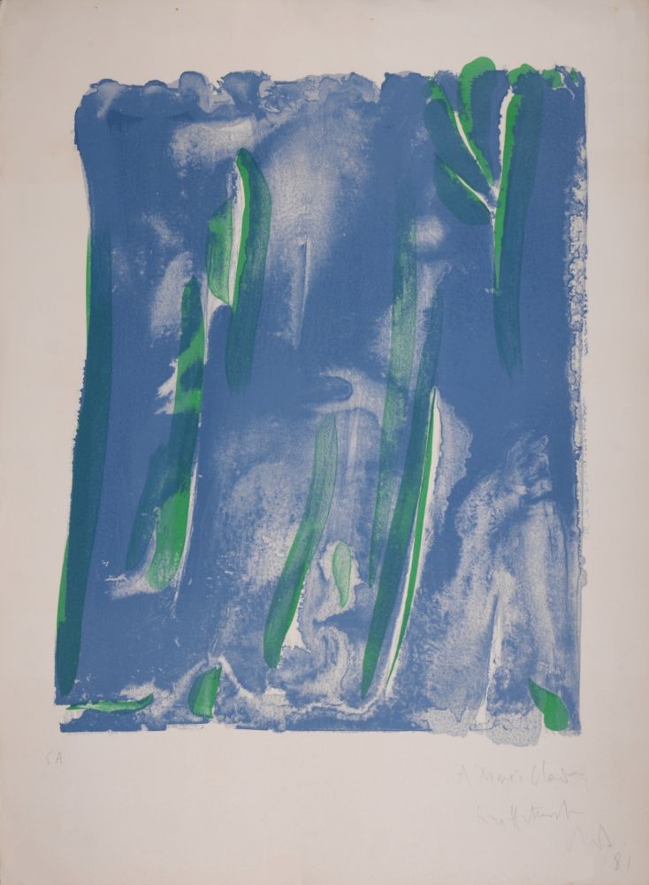 Keine Technische Debré - Signe-paysage, 1981 - Hand-signed