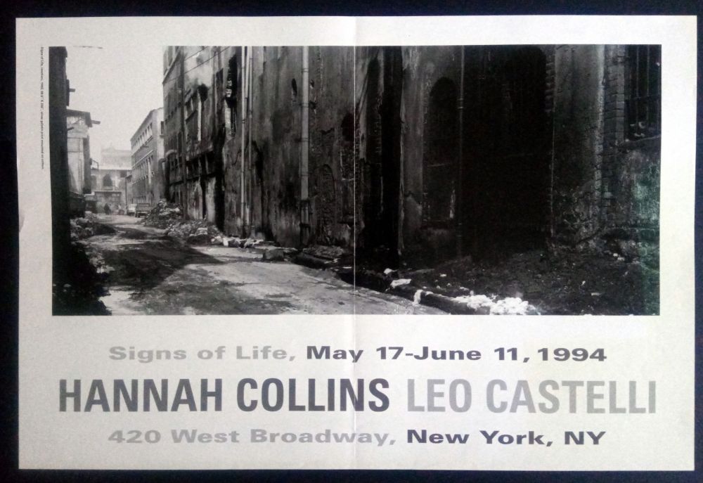 Plakat Collins - Signs of Life May 17- June 11 1994 Leo Castelli