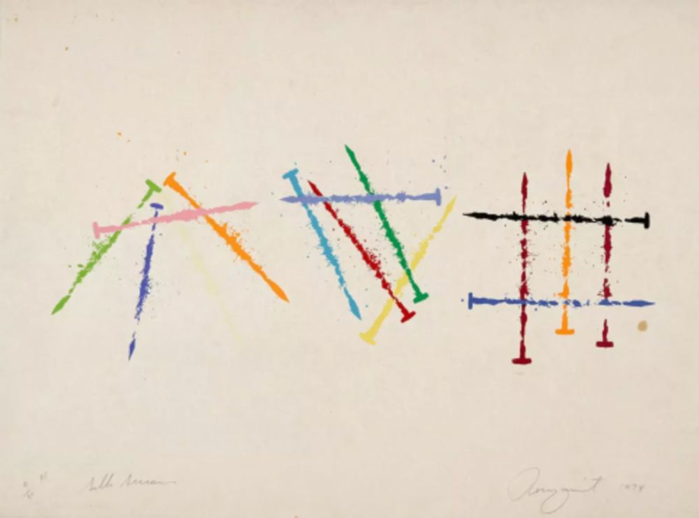 Siebdruck Rosenquist - Silk Screams