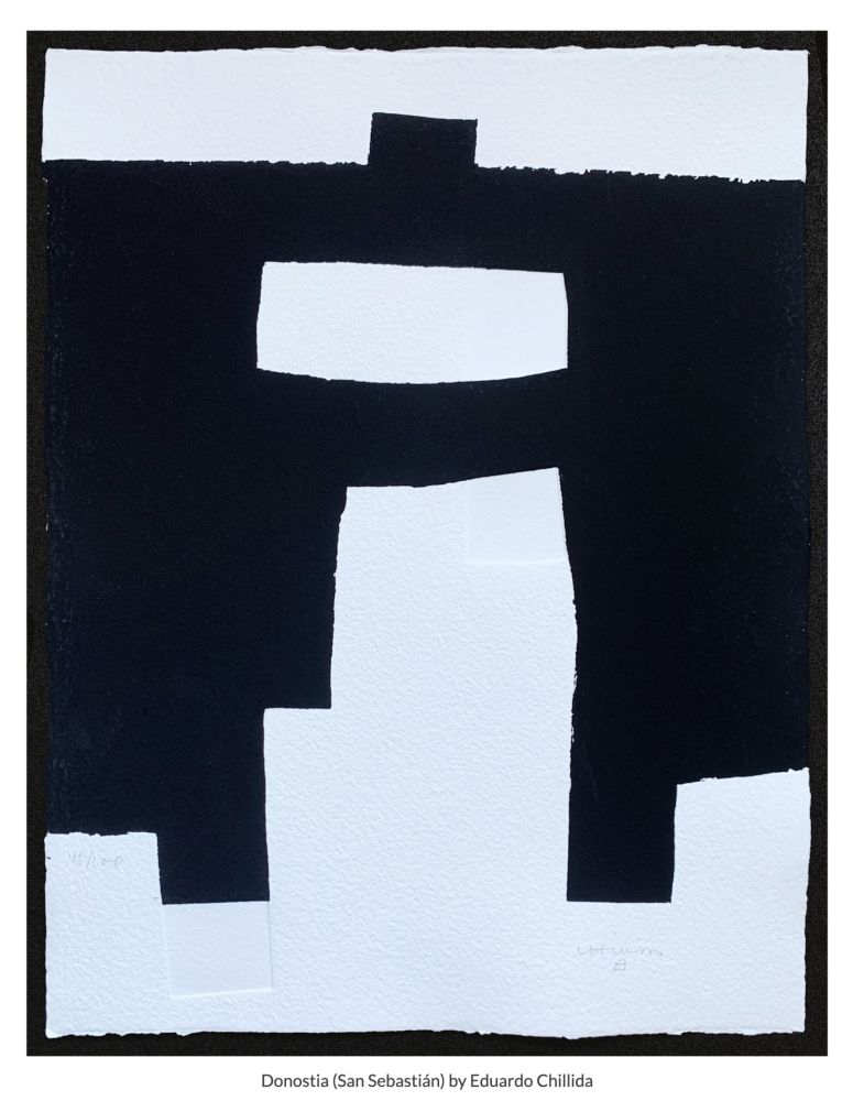 Siebdruck Chillida - Sin titulo