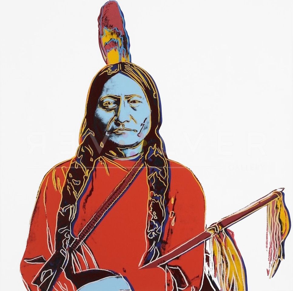 Siebdruck Warhol - Sitting Bull (FS IIA.70)