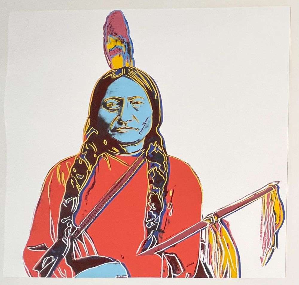 Siebdruck Warhol - Sitting Bull (FS IIA.70)