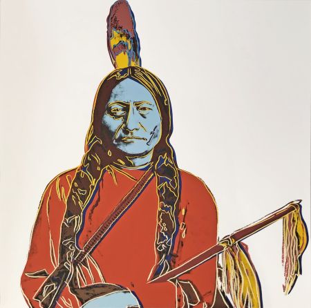 Siebdruck Warhol - Sitting Bull (FS IIA.70)