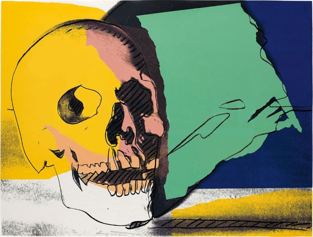 Siebdruck Warhol - Skull (FS II.158)
