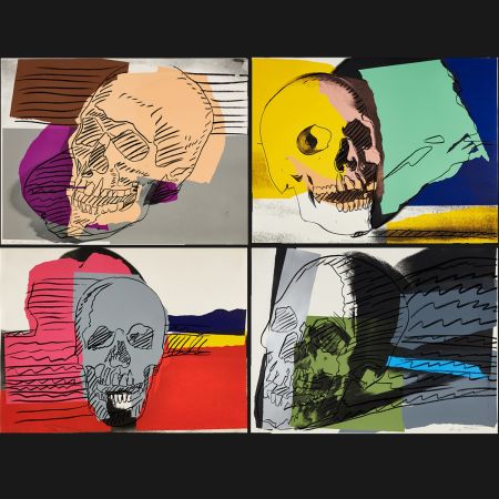 Siebdruck Warhol - Skulls Complete Portfolio (FS II.157-160)