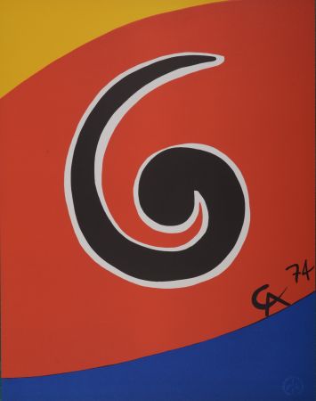 Lithographie Calder - Skyswirl, 1974