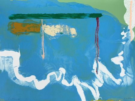 Siebdruck Frankenthaler - Skywriting