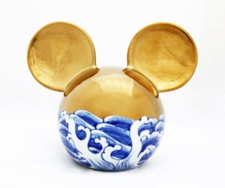 Keramik Lihong - Small Mickey – gold