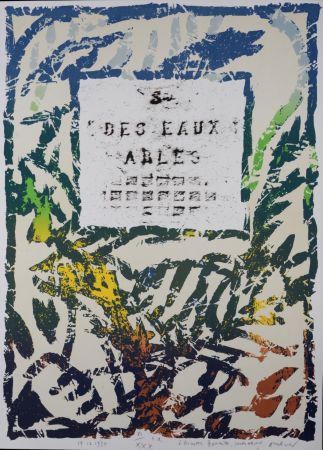 Keine Technische Alechinsky - Société des eaux d’Arles, 1984 - Hand-signed