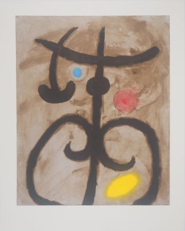 Lithographie Miró - Soeurs jumelles