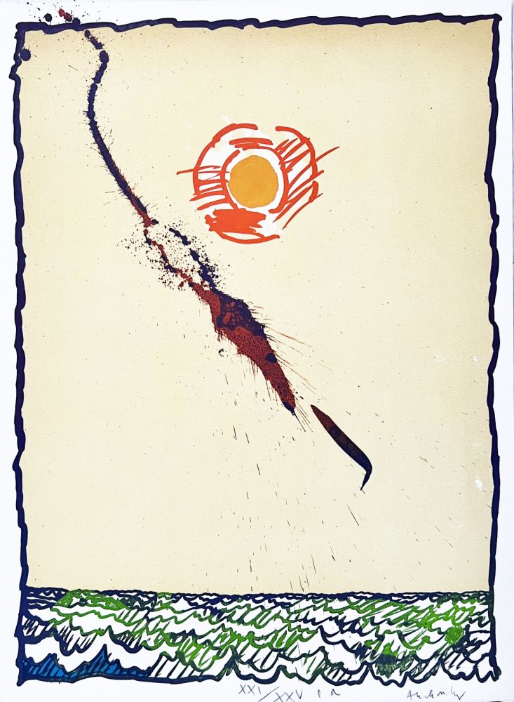 Lithographie Alechinsky - Soleil