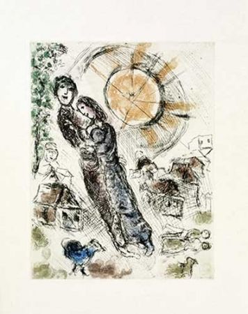 Stich Chagall - Soleil aux amoureux
