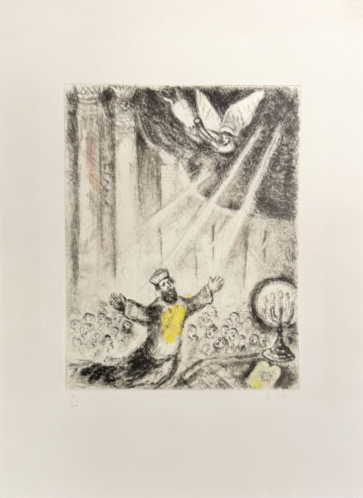 Radierung Chagall - Solomon's Prayer