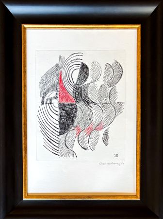 Stich Delaunay - Sonia Delaunay (1885-1979) - Composition - etching on paper - 1964