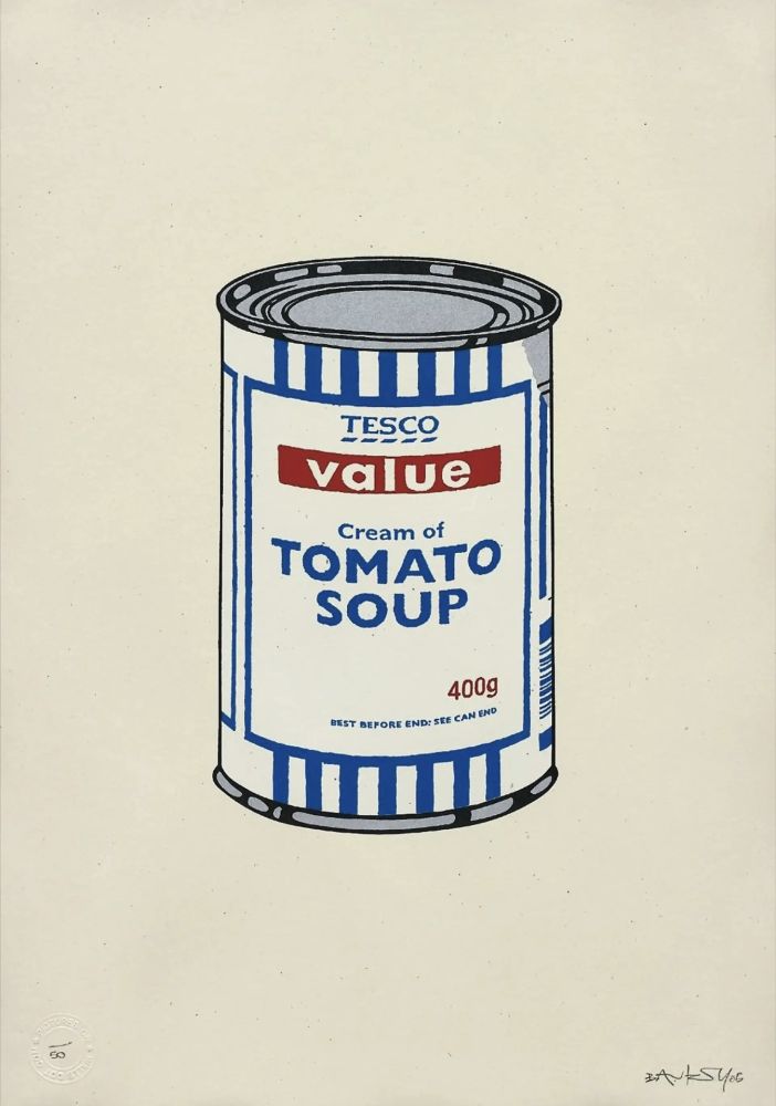 Heliogravüre Banksy - Soup Can