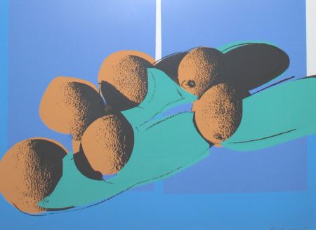 Siebdruck Warhol -  Space Fruit: Cantaloupes I 201