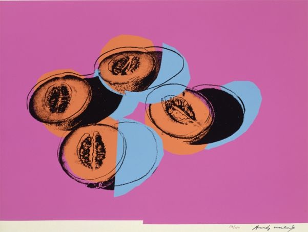Siebdruck Warhol - Space Fruit: Cantaloupes II (FS II.198)