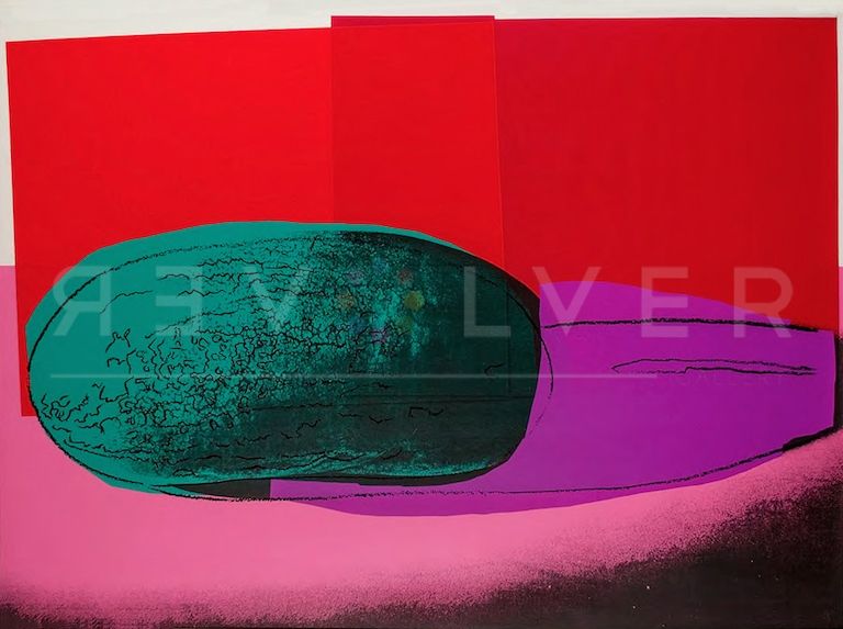 Siebdruck Warhol - Space Fruit: Watermelon FS II.199