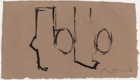 Lithographie Motherwell - Spanish Elegy I