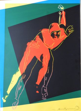Siebdruck Warhol - Speed Skater
