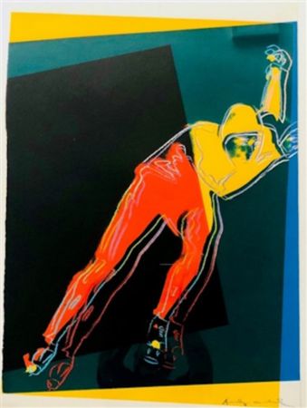 Siebdruck Warhol - Speed Skater 1(from Art and Sports Portfolio)