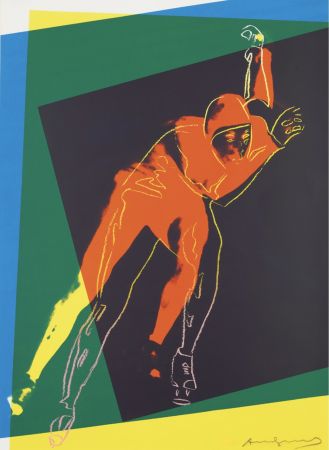 Siebdruck Warhol - Speed Skater 2 (from Art and Sports Portfolio)