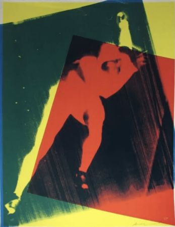 Siebdruck Warhol - Speed Skater 3 (from Art and Sports Portfolio)