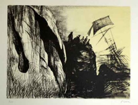 Lithographie Moore - Sphipwreck II