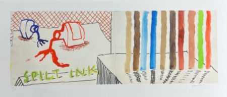 Multiple Hockney - Spilt Ink with Tests