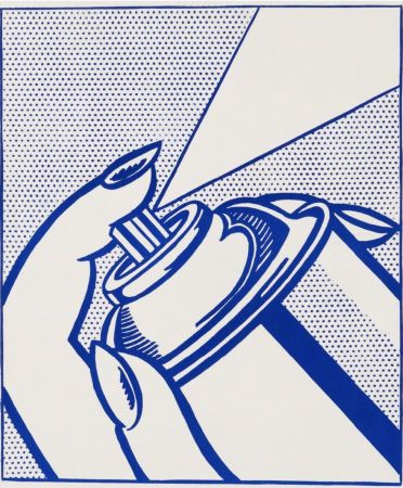 Lithographie Lichtenstein - Spray Can