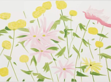 Siebdruck Katz - Spring Flowers
