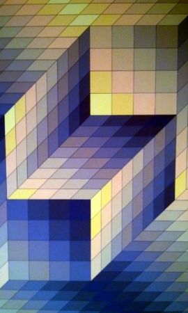 Lithographie Vasarely - S/T