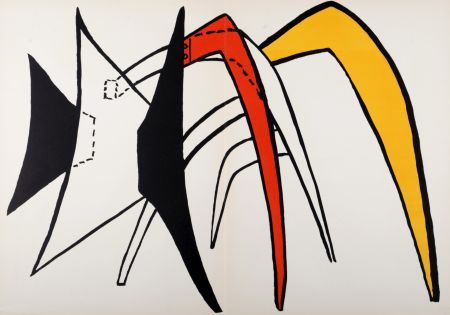 Lithographie Calder - Stabiles #A, 1963