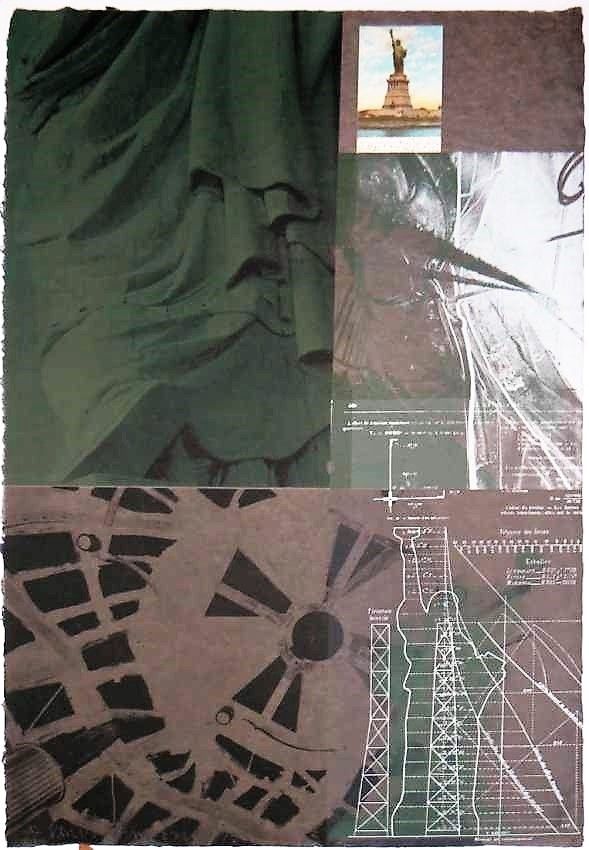 Siebdruck Rauschenberg - Statue of Liberty