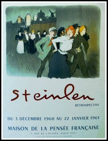 Plakat Steinlen - STEINLEN - MAISON DE LA PENSÉE FRANÇAISE, RÉTROSPECTIVE