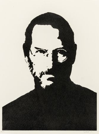 Siebdruck Plastic - Steve Jobs