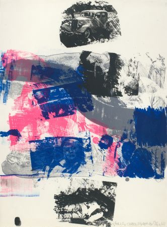 Lithographie Rauschenberg - Still from the series Reels (B + C)